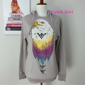 NWOT Wildfox Desert Eagle Graphic Hoodie